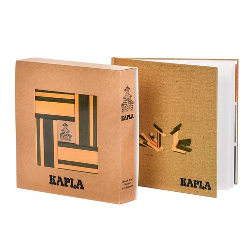 [KAPLA-KC23] Kapla 40 + livre jaune/vert