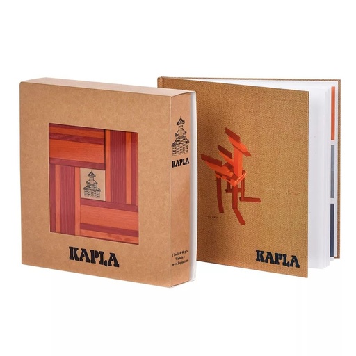 [KAPLA-KC22] Kapla 40 + livre rouge/orange