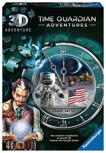 [RAVENSBURGER-115525] Puzzle 3D - Time guardian adventures : chaos sur la lune