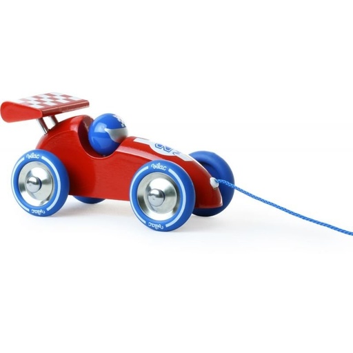 [JPM TOYS-2309r] voiture de course a tirer rouge