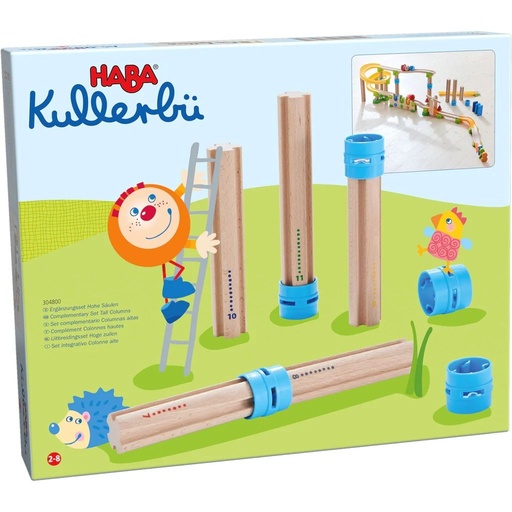 [HABA-1304800001] kullerbü - set colonnes hautes