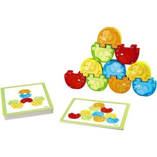 [HABA-1300145001] Encastrement - elephant cascadeurs