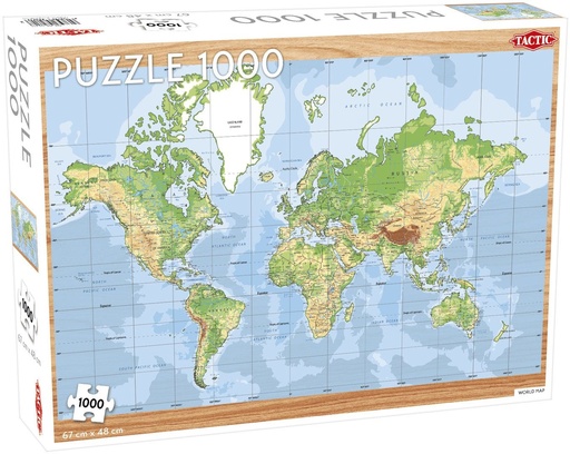 Puzzle 1000pcs-Carte du monde