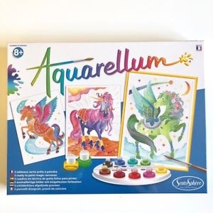 [Asmodee-326394] aquarellum - licornes et pegases