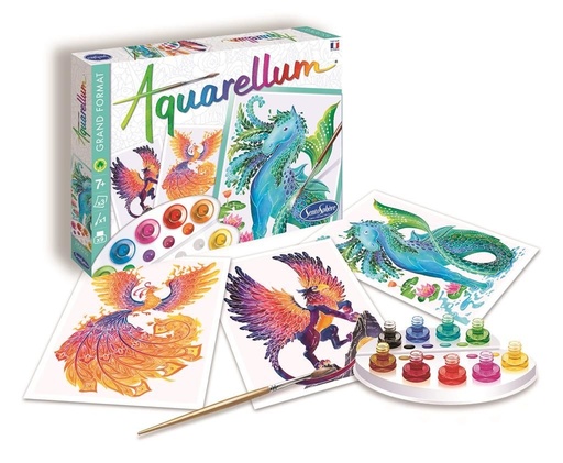 [Asmodee-326390] aquarellum animaux mythique