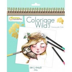 avenue mandarine - Carnet de coloriage Wild 3