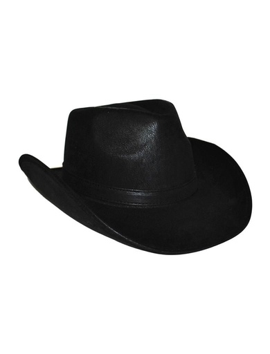 Chapeau cowboy noir