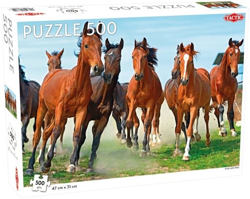 Puzzle 500pcs-Chevaux