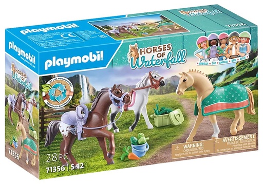 [Playmobil-71356] 3 chevaux : Morgan, Quarter Horse & Shag