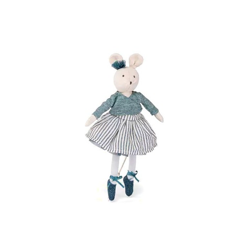 [Moulin Roty-667026] Poupee souris charlotte la petite ecole de danse -  bleue