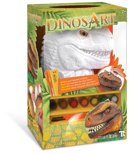 [JPM TOYS-TT15405] DinosArt - Tirelire à peindre