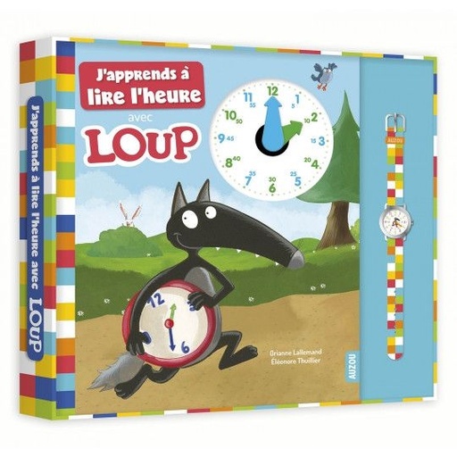 [9782733884539] Auzou- p'tit loup - j'apprends à lire l'heure