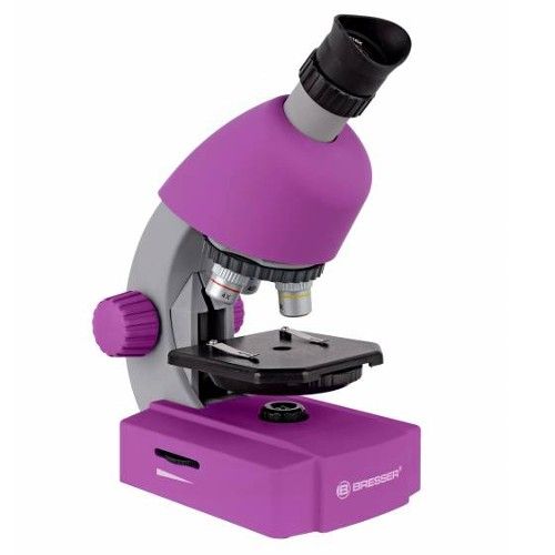 bresser - microscope 40x640 mauve