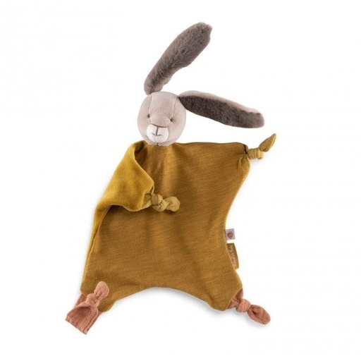 [Moulin Roty-678017] Trois petits lapins - Doudou lapin ocre