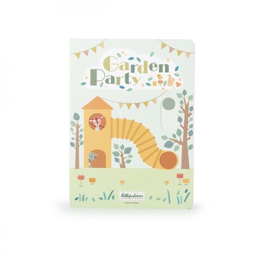 [LILLIPUTIENS-83454] Livre Pop up Garden Party - Les opposés