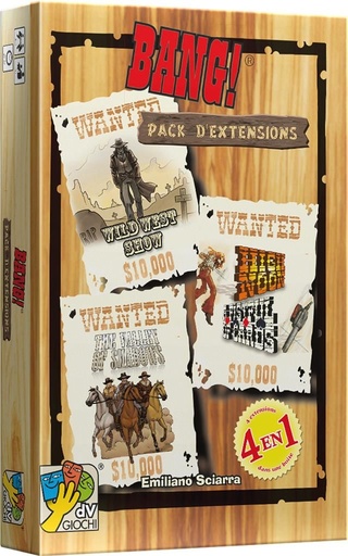 [Asmodee-191499] bang - pack d'extensions