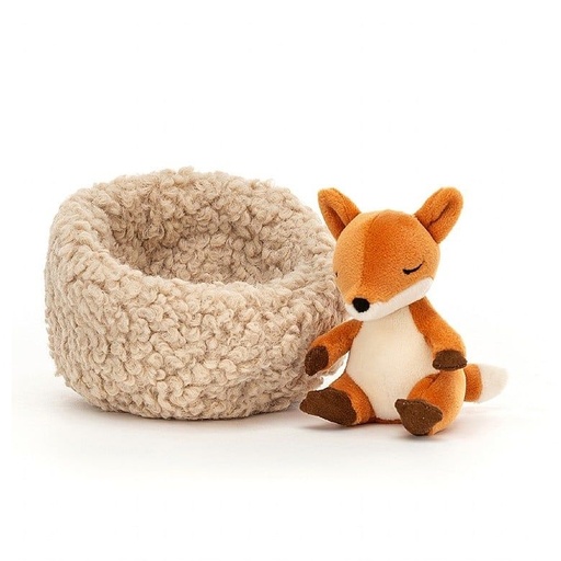 [Jellycat-Hib3f] Hibernating fox - renard hibernant