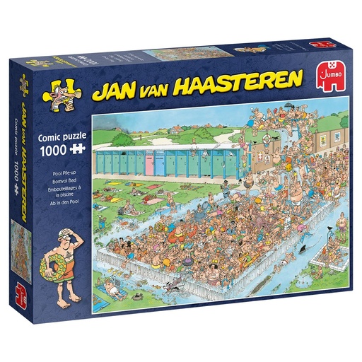 Puzzle JVH 1000 pièces -- Embouteillage à la piscine