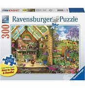 [RAVENSBURGER-167876] Puzzle 300 grande pièces Vue sur l'abri de jardin