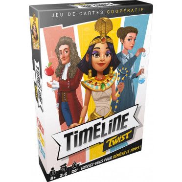 [Asmodee-TIMET01A165FR] Timeline Twist (165 cartes)