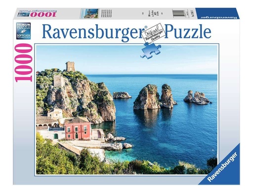 [RAVENSBURGER-176113] Puzzle 1000 pcs - faraglioni de Scopello