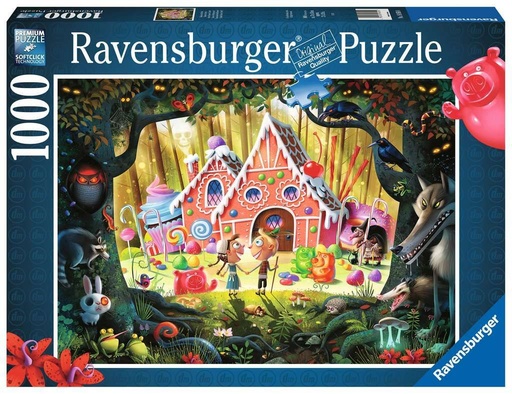 [RAVENSBURGER-169504] Puzzle 1000 pcs - Hansel et Gretel