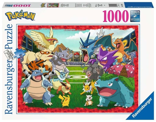 [RAVENSBURGER-174539] Puzzle 1000 pièces - L'affrontement des Pokemon