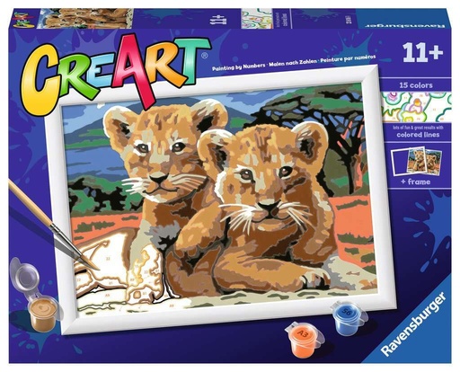 [RAVENSBURGER-236169] Créart little lion cubs