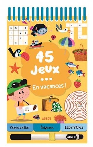 [9782733834244] 45 jeux en vacances!