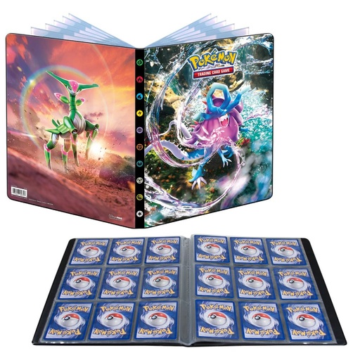 [Asmodee-POK16074] Pokémon SV5 - Portfolio 9 pochettes A4 - Force temporelle