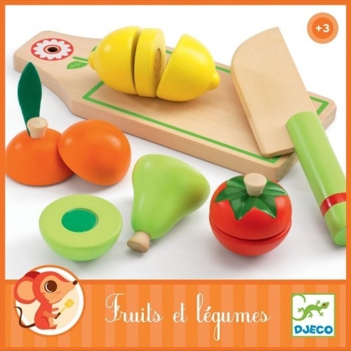 [Djeco-DJ06526] imitation - fruits et legumes a couper