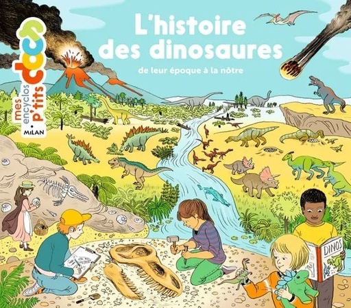 [9782408005931] Edition Milan - mes encyclos p'tits docs : l'histoire des dinosaures