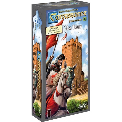 [Asmodee-70318] Carcassonne - ext 4 la tour new