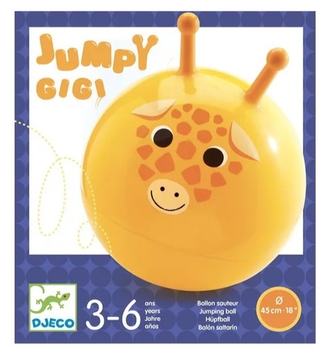 [Djeco-dj00182] Ballon sauteur - Jumpy gigi 45cm