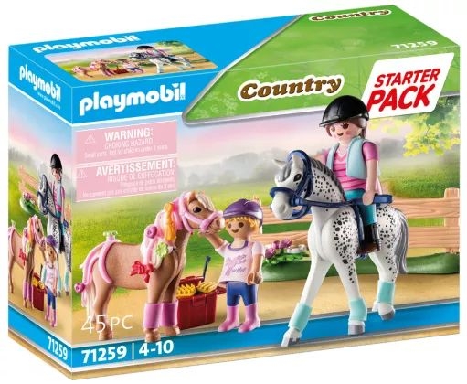 [Playmobil-71259] Starter Pack - Cavaliers et chevaux