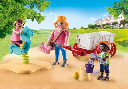 [Playmobil-71258] Starter Pack - Nourrice avec enfants