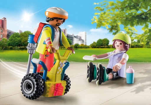 [Playmobil-71257] Starter Pack - Secouriste avec gyropode