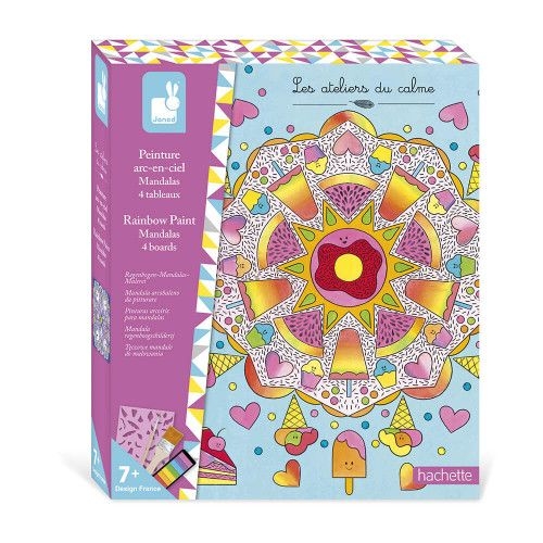 [JURATOYS-7992] Kit créatif - peinture arc-en-ciel mandala