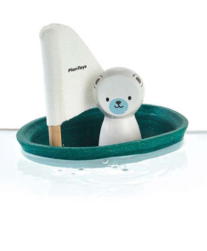 [PlanToys-5712] bain - voilier ours polaire