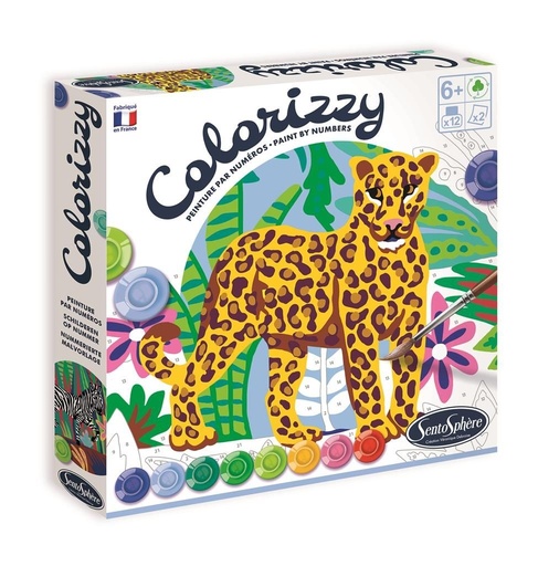 [Asmodee-324511] Colorizzy - zèbre et léopard