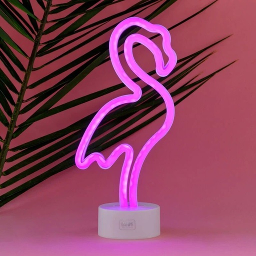 [Legami-Ll0002] Lampe led à effet néon - It's a sign - Flamand rose