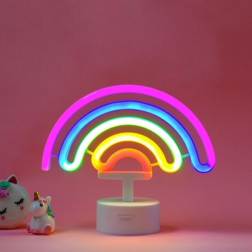 Lampe led à effet néon - It's a sign - Rainbow