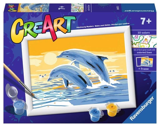 [RAVENSBURGER-200733] Créart delightful dolphins