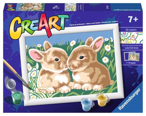 [RAVENSBURGER-235636] Créart fluffy bunnies