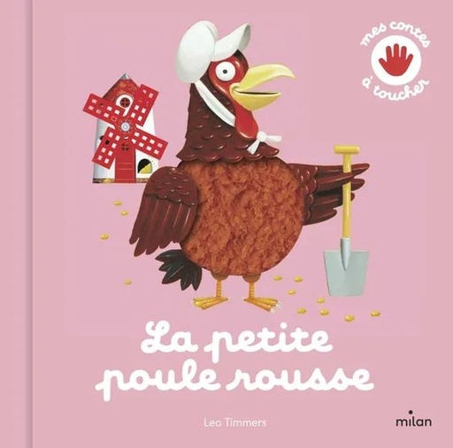 [9782408032579] Milan - contes à toucher - la petite poule rousse