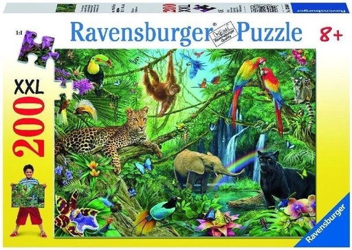 [RAVENSBURGER-126606] Puzzle 200pcs XXL - Animaux de la jungle