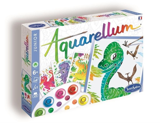 [Asmodee-326511] aquarellum jr - dinosaures