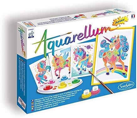 [Asmodee-326507] aquarellum Jr - licornes