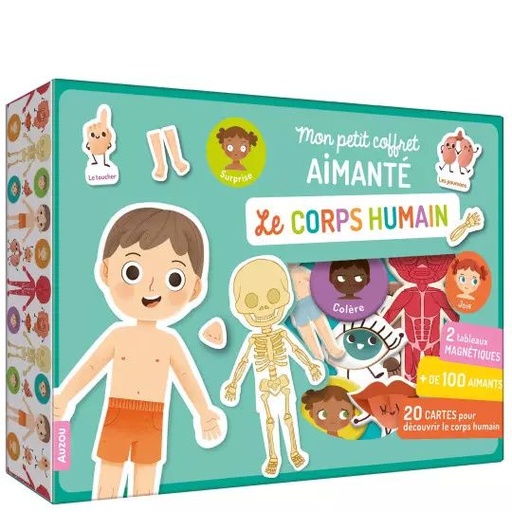 [MDS-Au12422] Mon petit coffret aimanté - Le corps humain