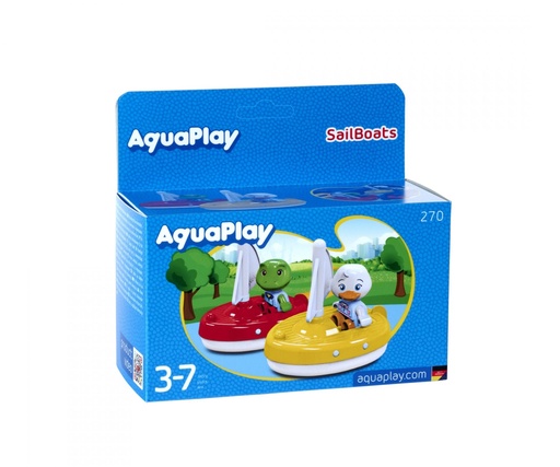 [Simba toys-270] Aquaplay - 2 voiliers et 2 figurines